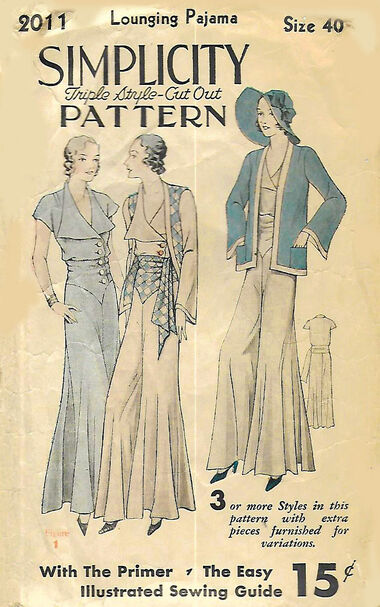 Simplicity 5532 vintage 1960s girls, teens and misses pajama pattern – the  vintage pattern market