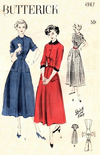 Butterick 4967 A | Vintage Sewing Patterns | Fandom