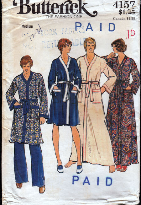 Vintage robe Butterick 4158 Penelope Rose at Artfire.com (2)