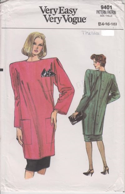 Vogue 9401 A | Vintage Sewing Patterns | Fandom