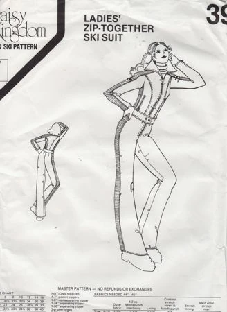 Ladies Zip-Together Ski Suit