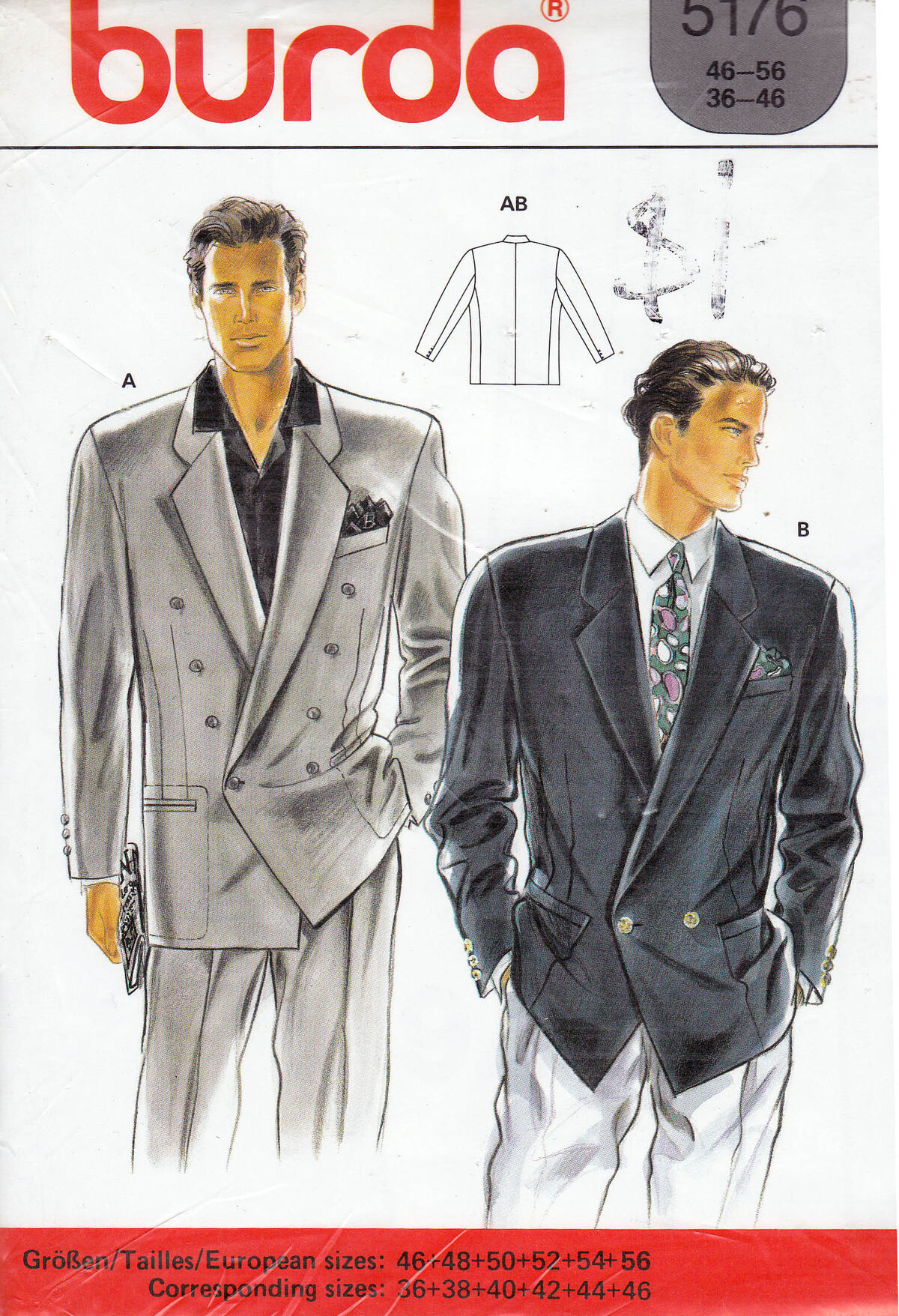 Burda 5176, Vintage Sewing Patterns