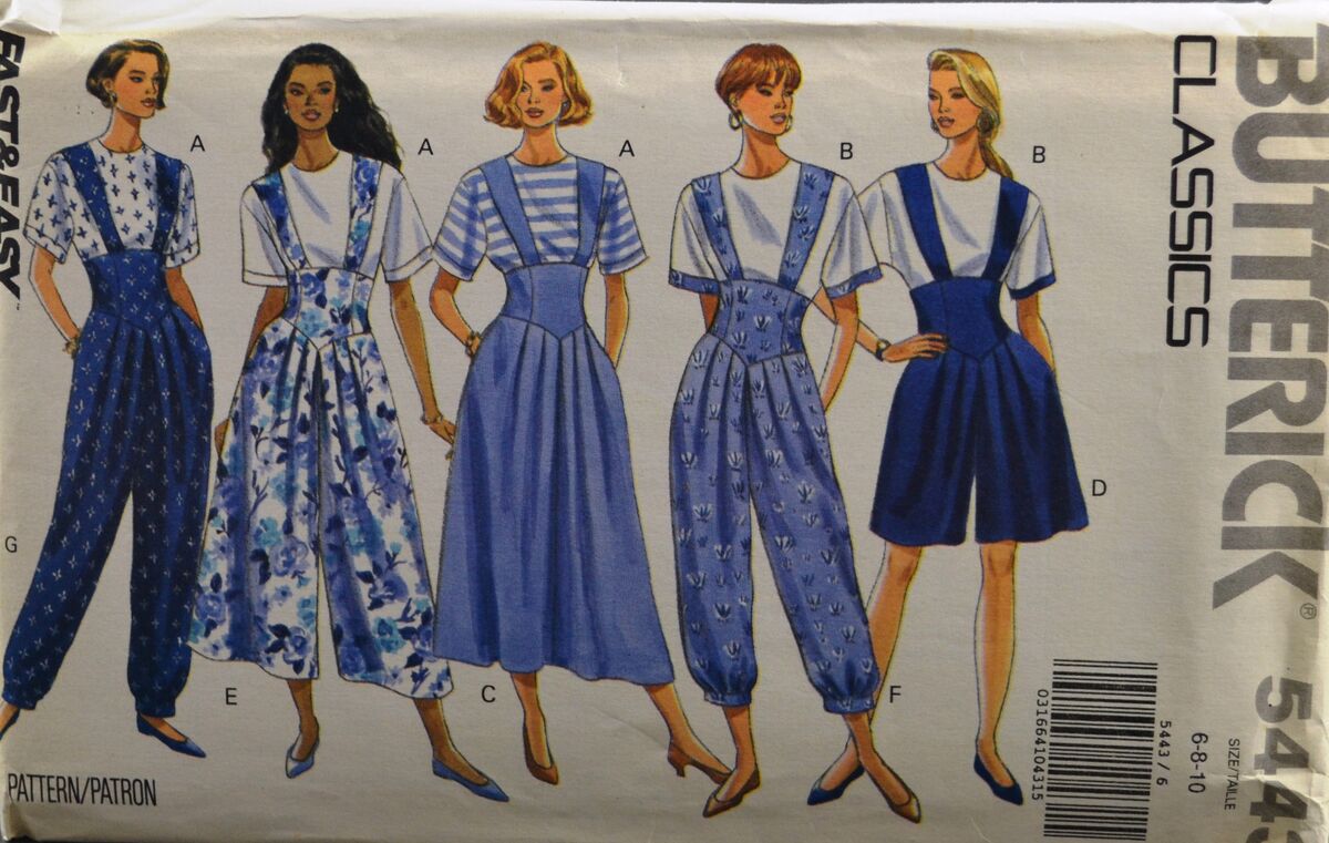 Butterick 5443 A | Vintage Sewing Patterns | Fandom