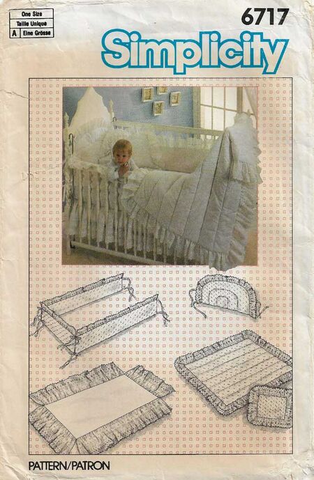 Crib bedding sewing shop patterns simplicity