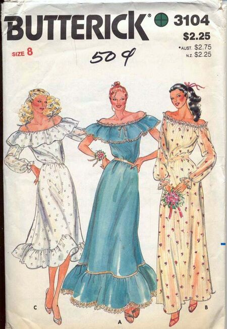 Butterick Retro Prom Dresses