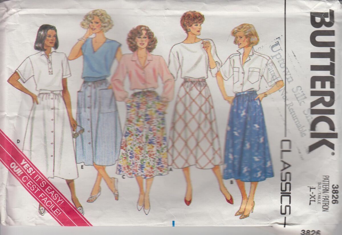 Butterick 3826 B | Vintage Sewing Patterns | Fandom