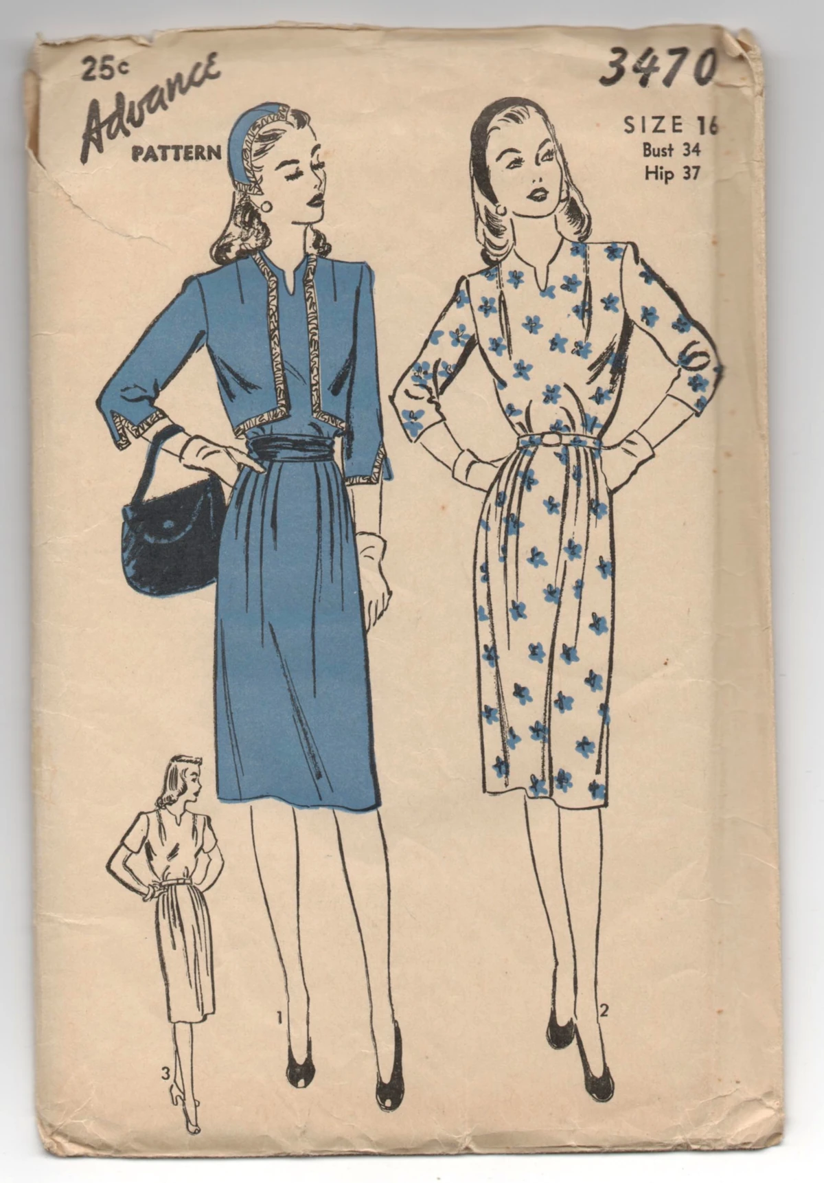 Advance 3470 A | Vintage Sewing Patterns | Fandom