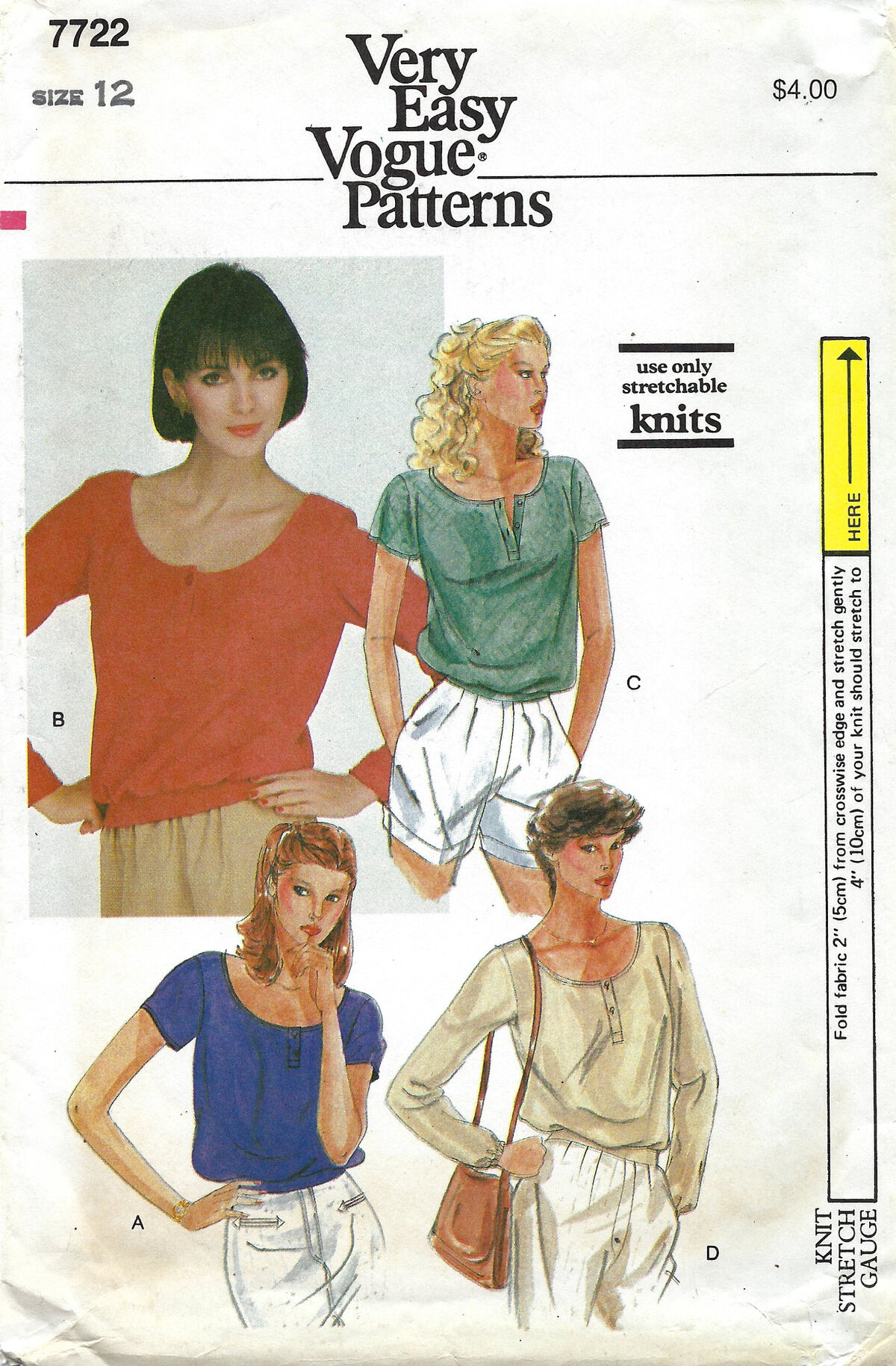 Vogue 7722 B | Vintage Sewing Patterns | Fandom
