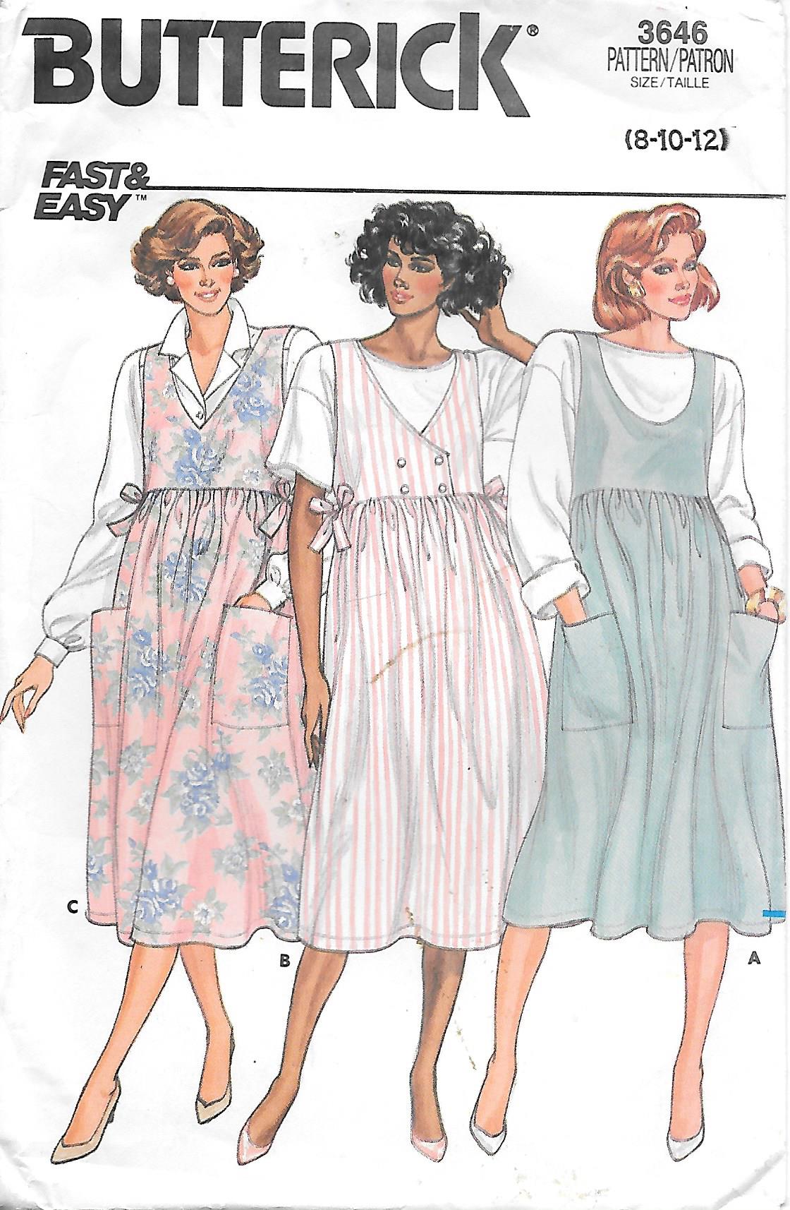 Butterick 3646 B | Vintage Sewing Patterns | Fandom