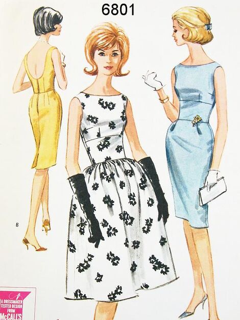 Misses' Dress: Copyright 1963