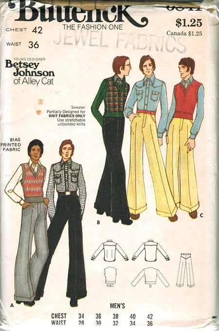 Butterick アンティーク本　1970年代 B6958_Front__71124.1692302944.