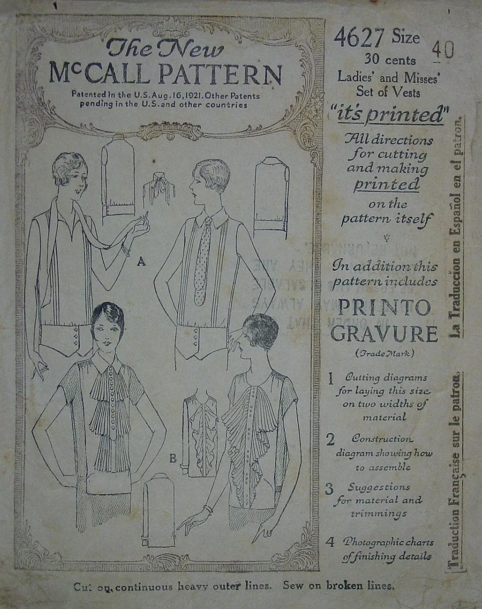 Mccall 4627 Vintage Sewing Patterns Fandom