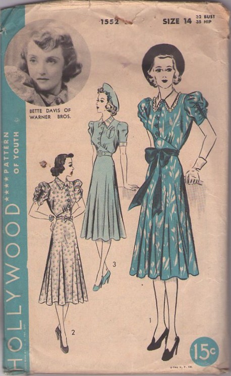 Hollywood 1552 A | Vintage Sewing Patterns | Fandom