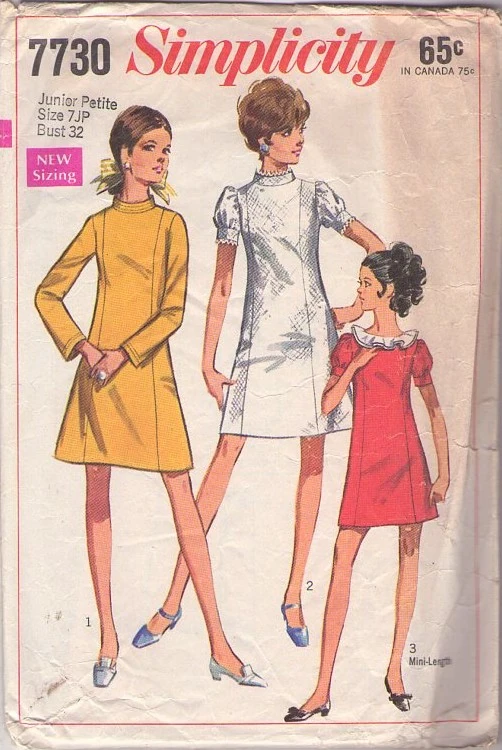 Simplicity Pattern 7730 - Cartamodello Per Maglione Da Ragazza, Taglie 5-6-7-8 Anni - Con Varianti Di Scollo (Rotondo, Quadrato, A Cuore) E Tasche A Cuore - Cucito Fai Da Te