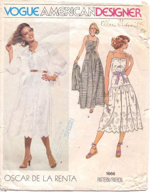 Vogue 1666 B | Vintage Sewing Patterns | Fandom