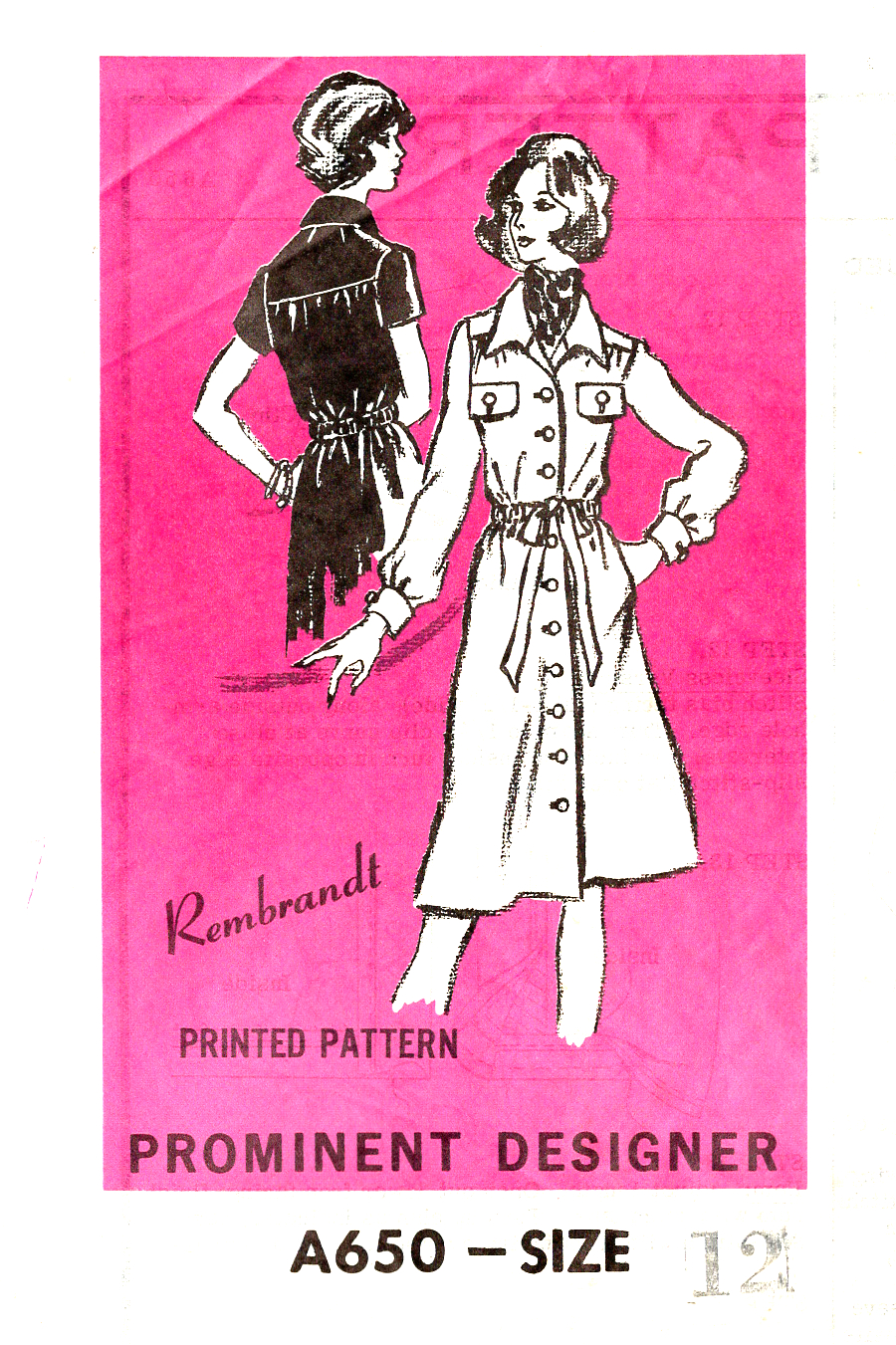Prominent Designer A650 Vintage Sewing Patterns Fandom