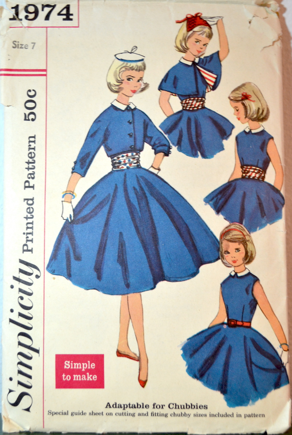 Simplicity 1974 A Vintage Sewing Patterns Fandom