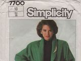 Simplicity 7700 B