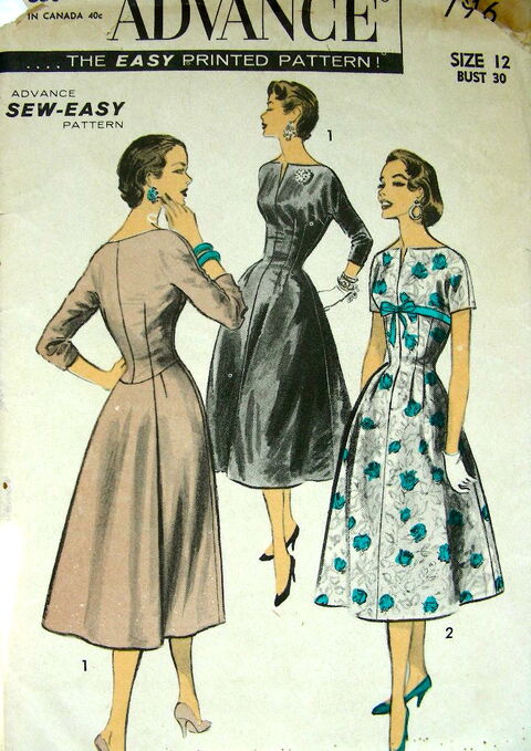 Advance 7916, Vintage Sewing Patterns