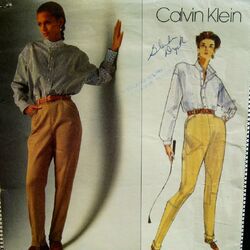 Completed: Vogue 2442 Calvin Klein Jeans