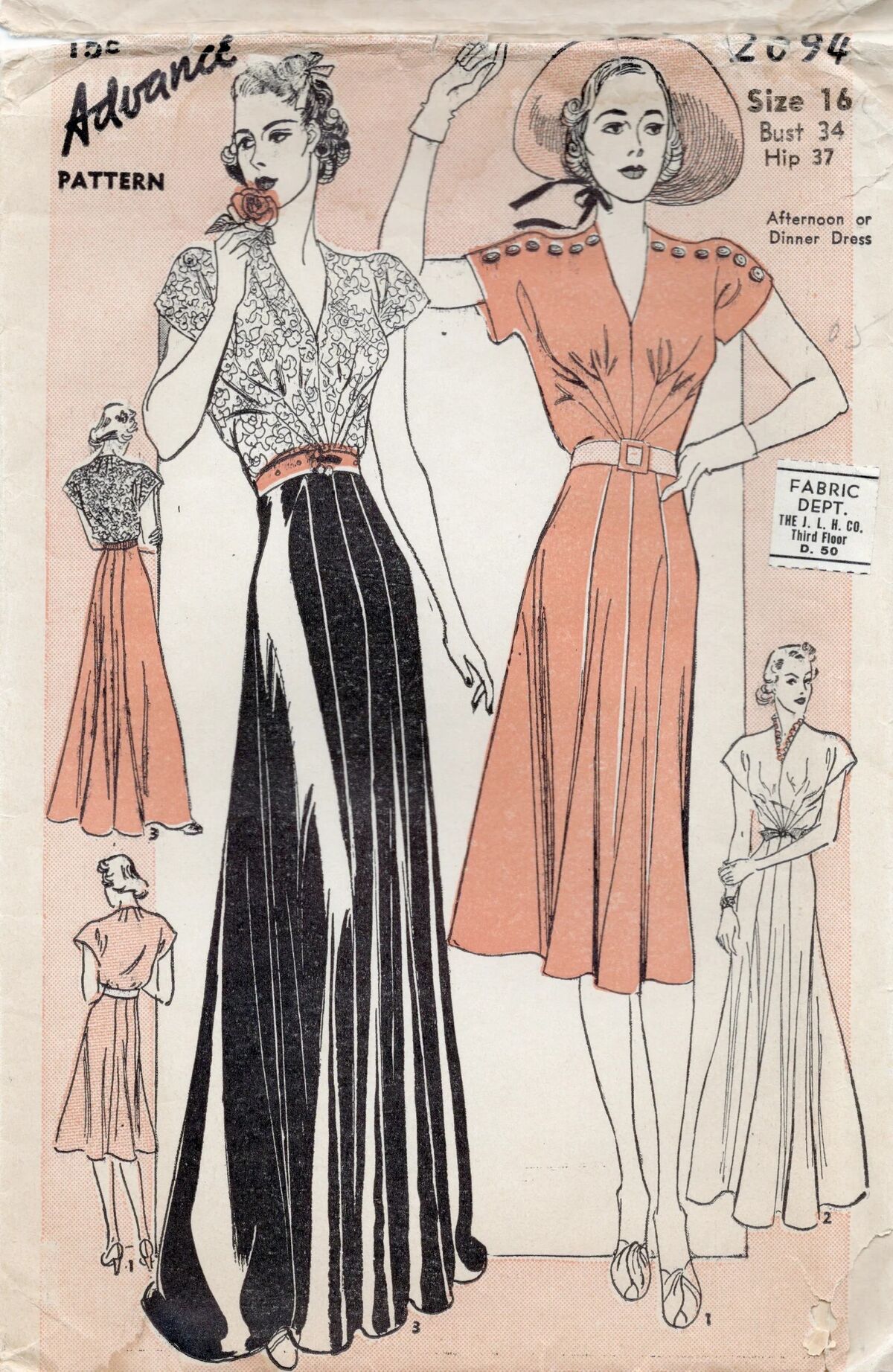 Advance 2094 Vintage Sewing Patterns Fandom Advance 2094 Vintage Sewing Patterns Fandom