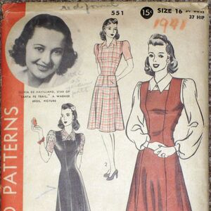 Category 1940s Vintage Sewing Patterns Fandom Kindly reproduced by the pefect nose. vintage sewing patterns