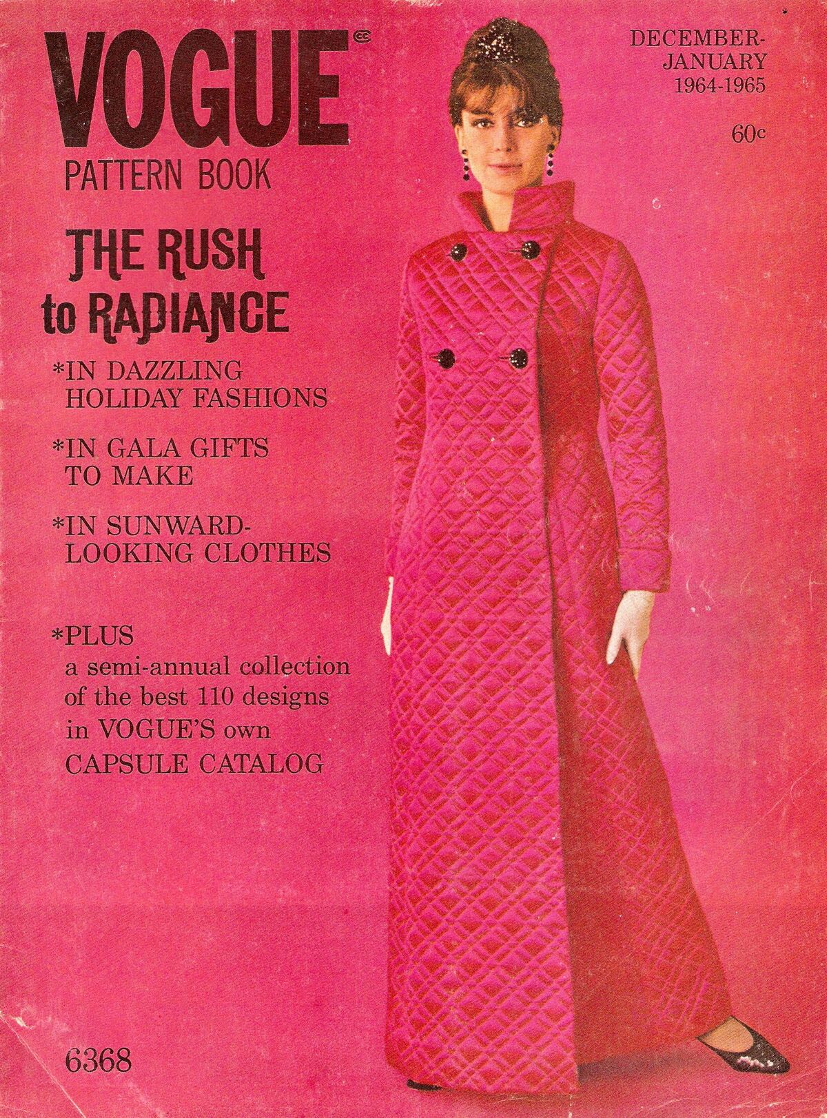 Vogue Pattern Book Magazine, December-January 1955-1956