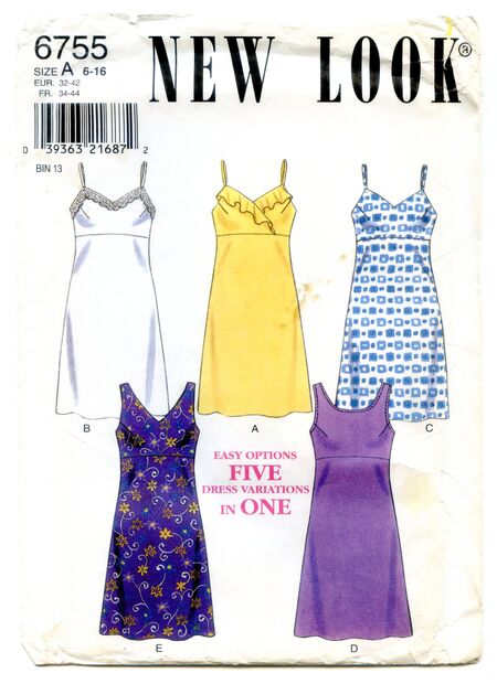 New Look 6755 | Vintage Sewing Patterns | Fandom