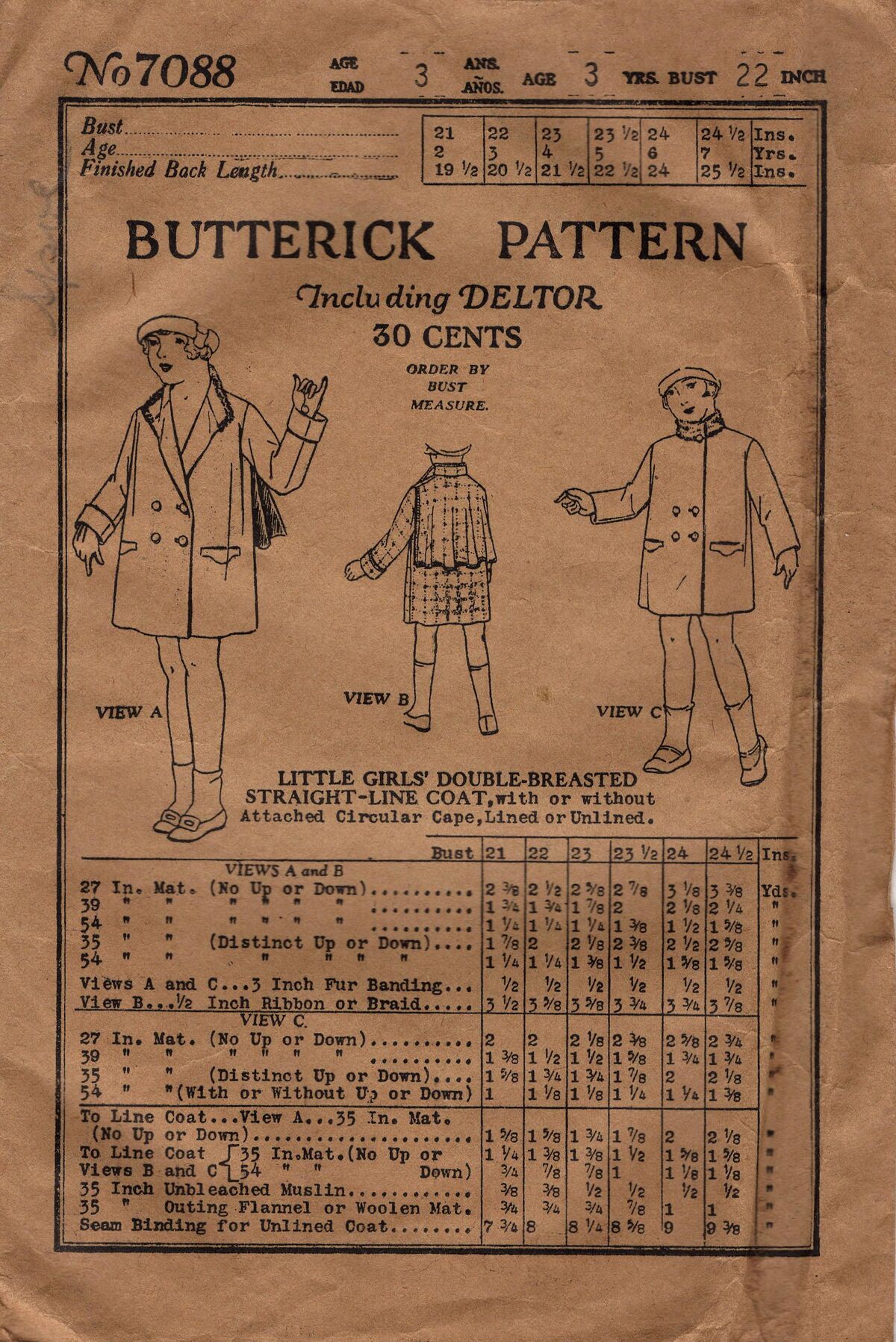 Butterick 7088 A Vintage Sewing Patterns Fandom