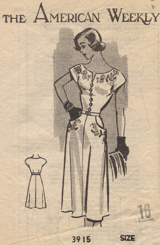 American Weekly 3915 | Vintage Sewing Patterns | Fandom