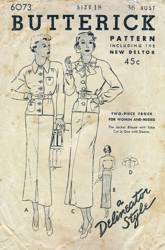 Butterick 6073 A | Vintage Sewing Patterns | Fandom