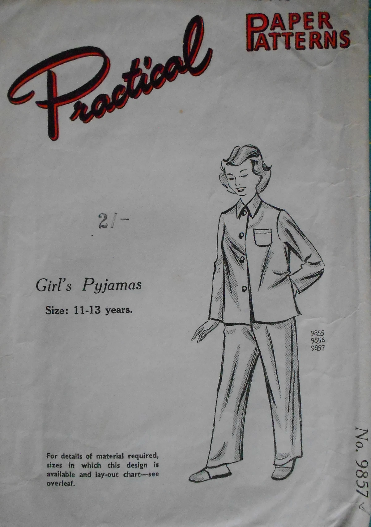 Practical 9857 | Vintage Sewing Patterns | Fandom