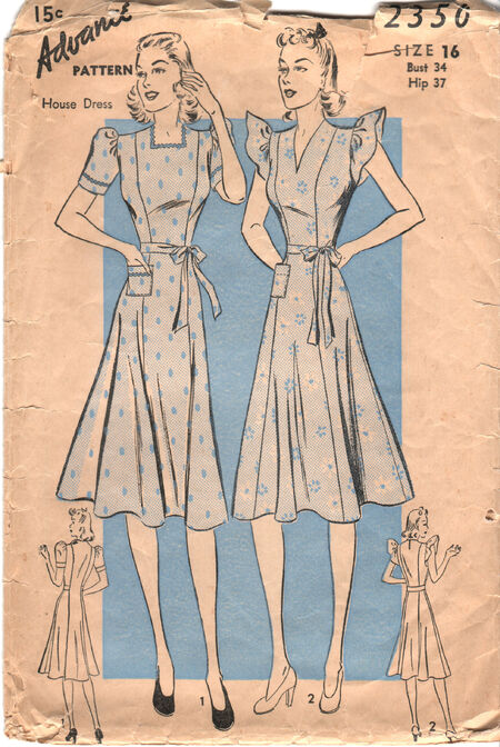 Vintage Pattern Warehouse, vintage sewing patterns, vintage