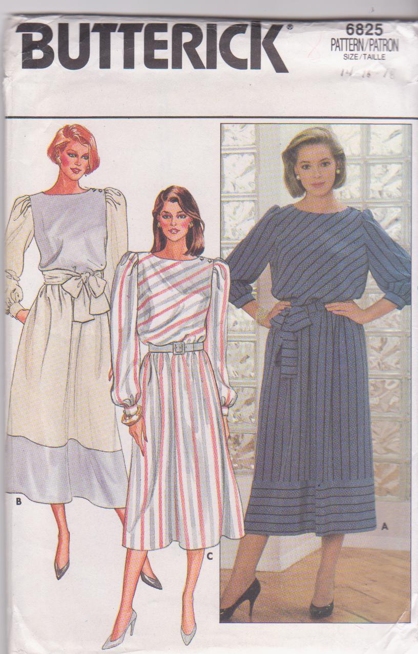 Butterick 6825 | Vintage Sewing Patterns | Fandom