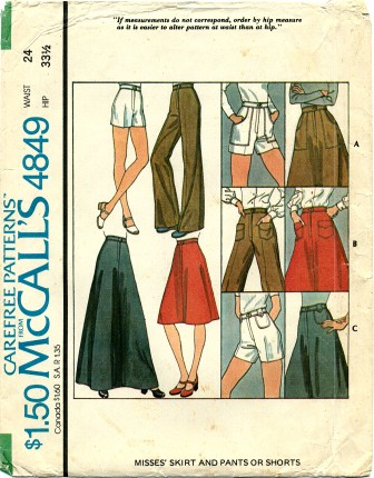 McCall's 4849 | Vintage Sewing Patterns | Fandom