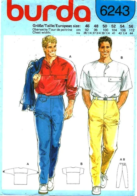 BURDA 6243 men