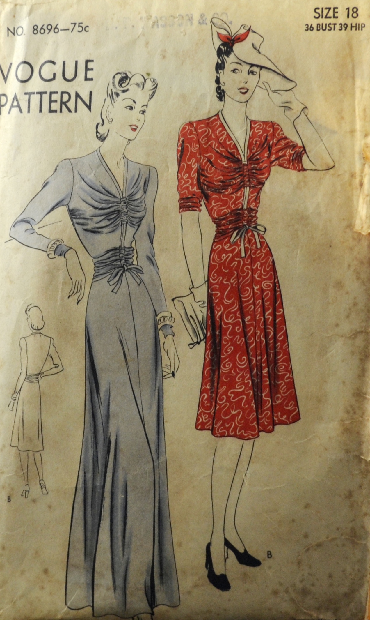 Amazon.com: Vintage 1950s Pattern – One-Piece Dress, Cottage-core, Peasant  Style - Bust: 34” (86.4cm) : Clothing, Shoes & Jewelry