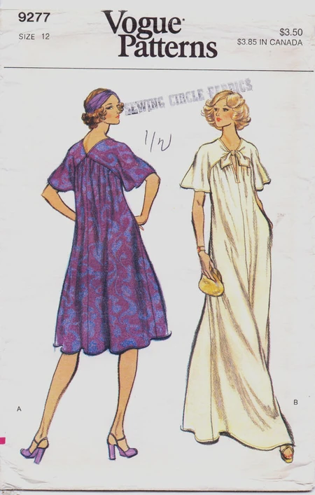 cowl back evening dress Vogue Pattern V9292 Misses' Dress and Dickie 9292 main image 1