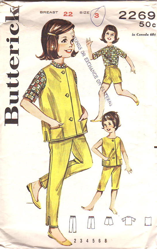 Vintage Pants & Shorts Patterns VintageStitching - Vintage Sewing