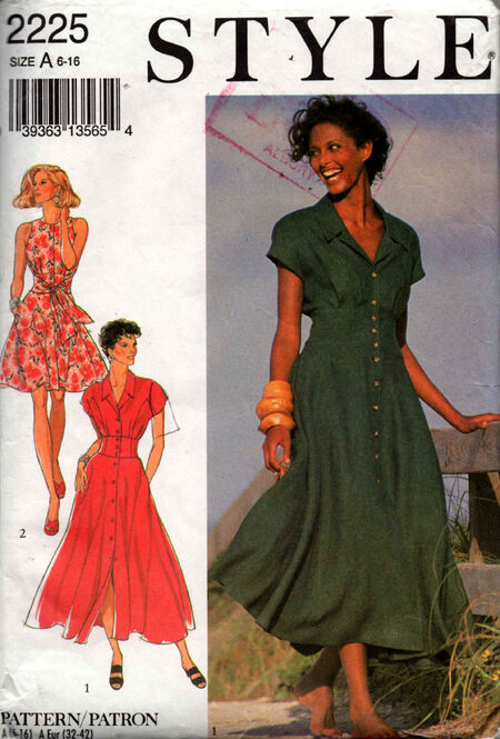 Button through skirt on sale pattern