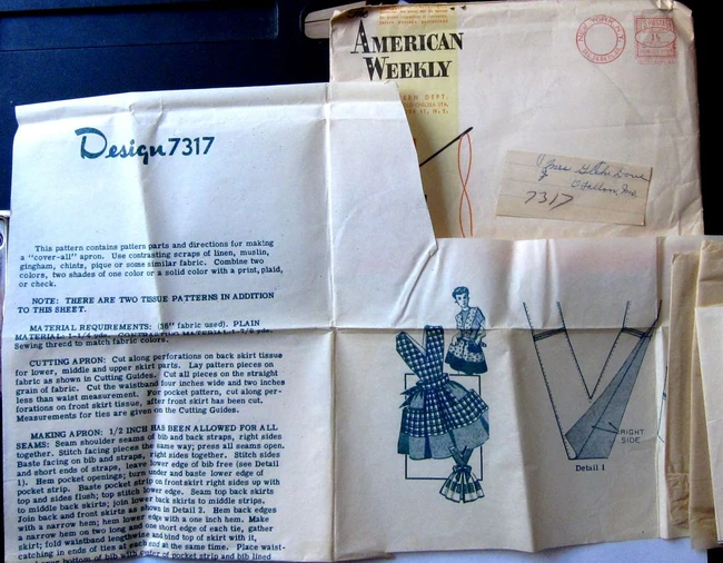 Mail Order 7317 Vintage Sewing Patterns Fandom