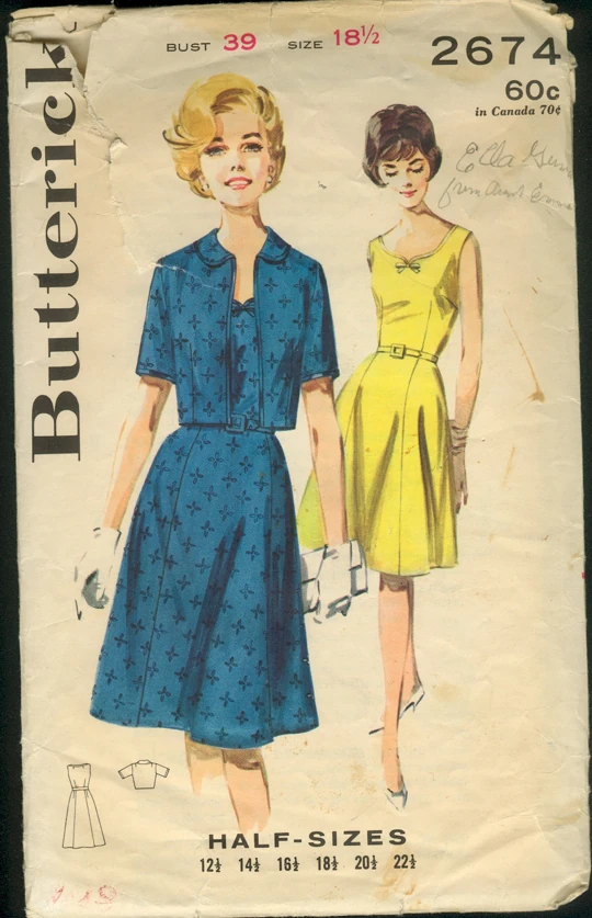 Butterick 2674 Vintage Sewing Patterns Fandom