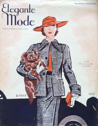 Elegante Mode No. 6 Vol. 46 1935 Vintage Sewing Patterns Fandom