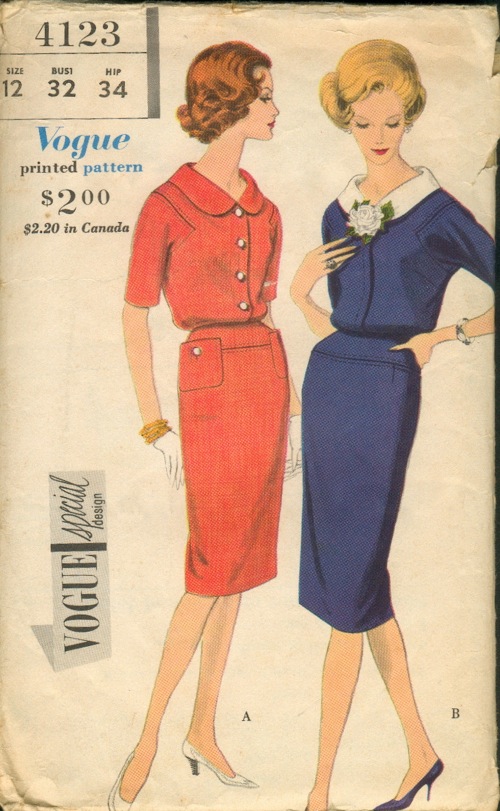 Vogue 4123 Vintage Sewing Patterns Fandom 1459