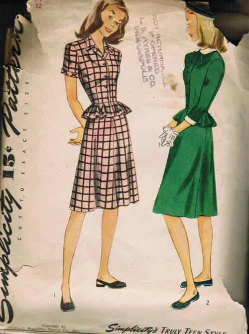 Simplicity 1450 | Vintage Sewing Patterns | Fandom 