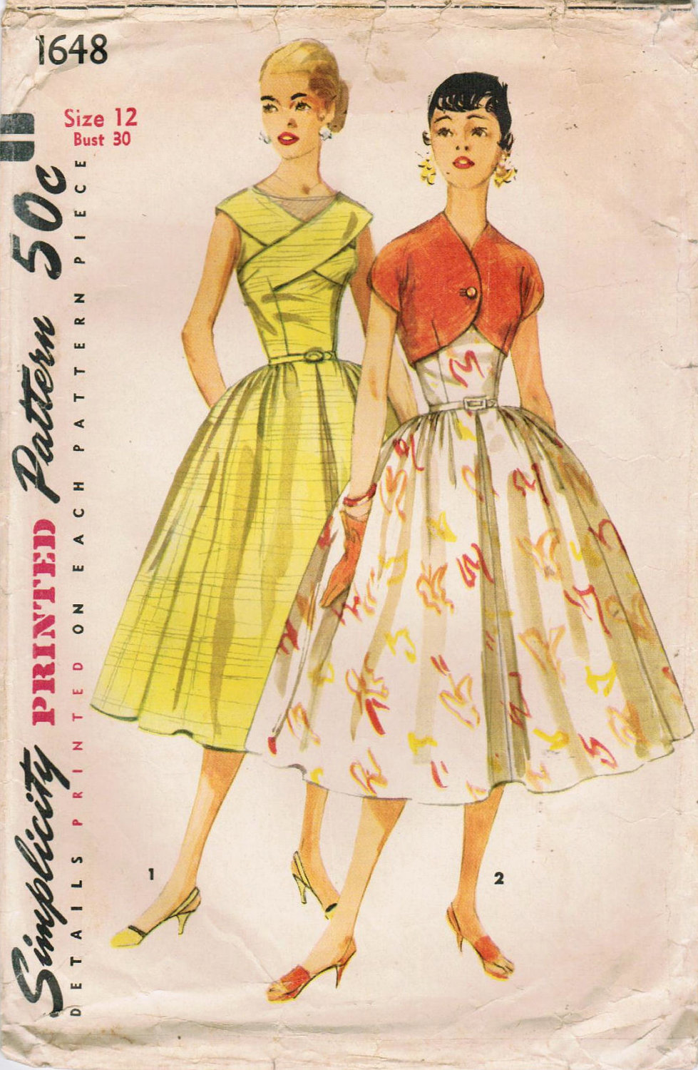 Simplicity 1648 Vintage Sewing Patterns Fandom