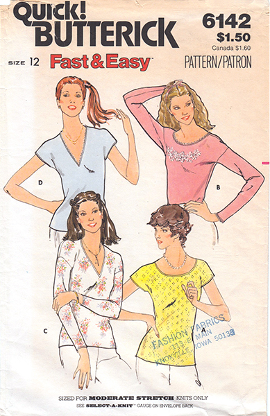 Butterick 6142 B, Vintage Sewing Patterns