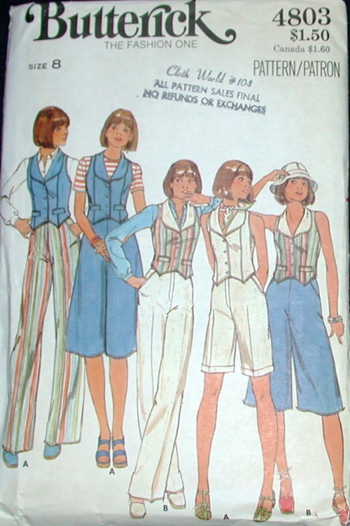 Butterick 4803 | Vintage Sewing Patterns | Fandom