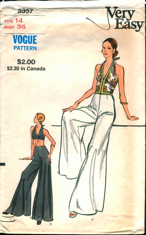 Vogue 7179 Pants Size: A-B-C Uncut Sewing Pattern