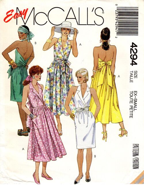McCall's 4294 B | Vintage Sewing Patterns | Fandom